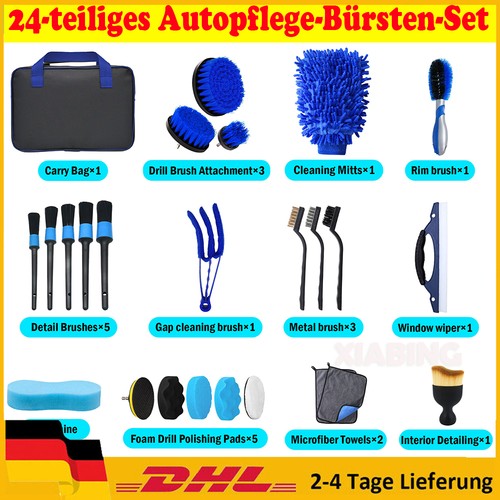 Auto reinigungsset teiliges - reinigungsset, 24-teiliges
